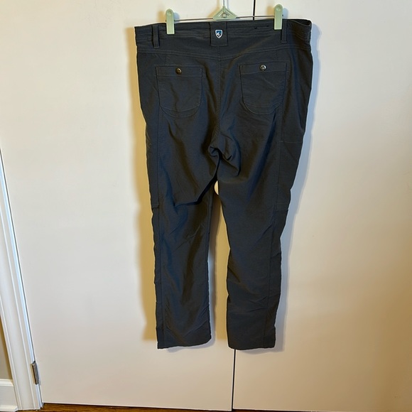 Kuhl 14 Pants Women Trekr Outdoor Hiking Grey Gray Large XL Capri shorts fall - Picture 6 of 8